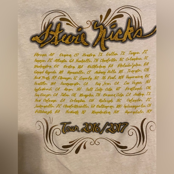 Next Level Stevie Nicks 2016/2017 Concert Tee size L - Picture 6 of 6